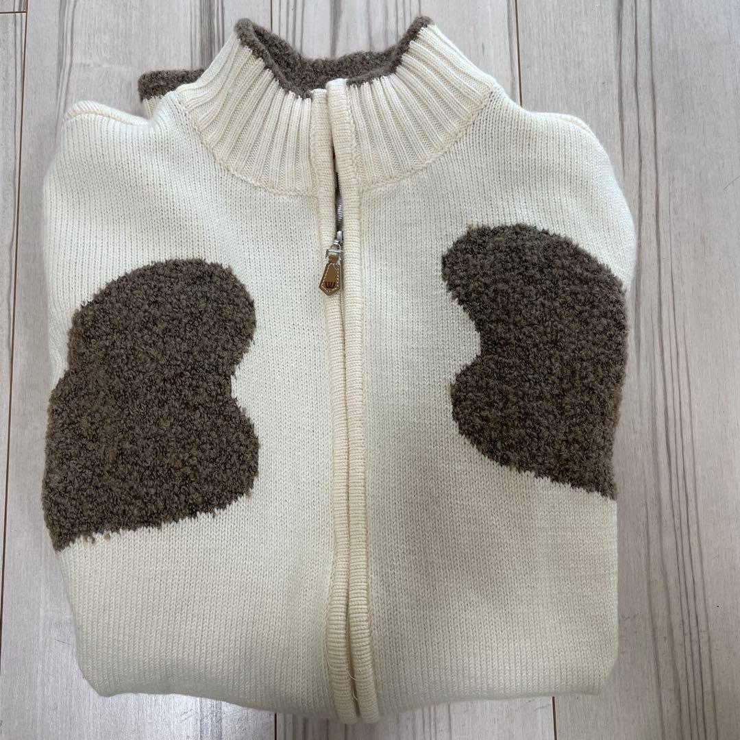 M-U SPORTS 犬の骨模様セーター L