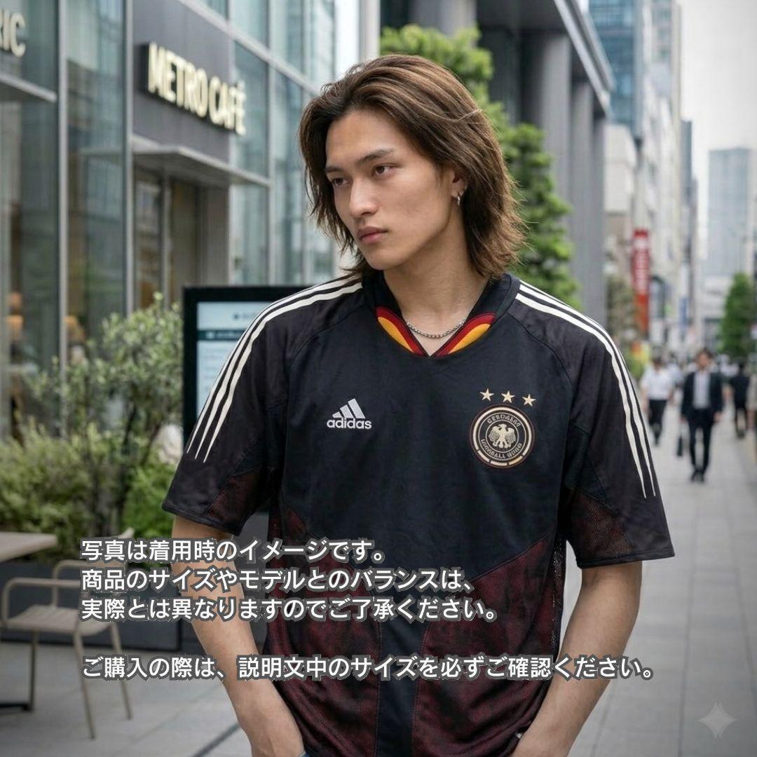 古着 サッカー ユニフォーム ドイツ代表 メッシ素材 メンズ 2XL相当