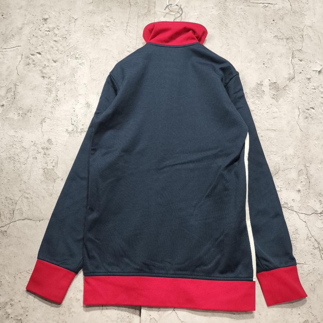 ★人気　アディダス　ジャージ　トラックジャケット　ヨーロッパ　ネイビー　XS