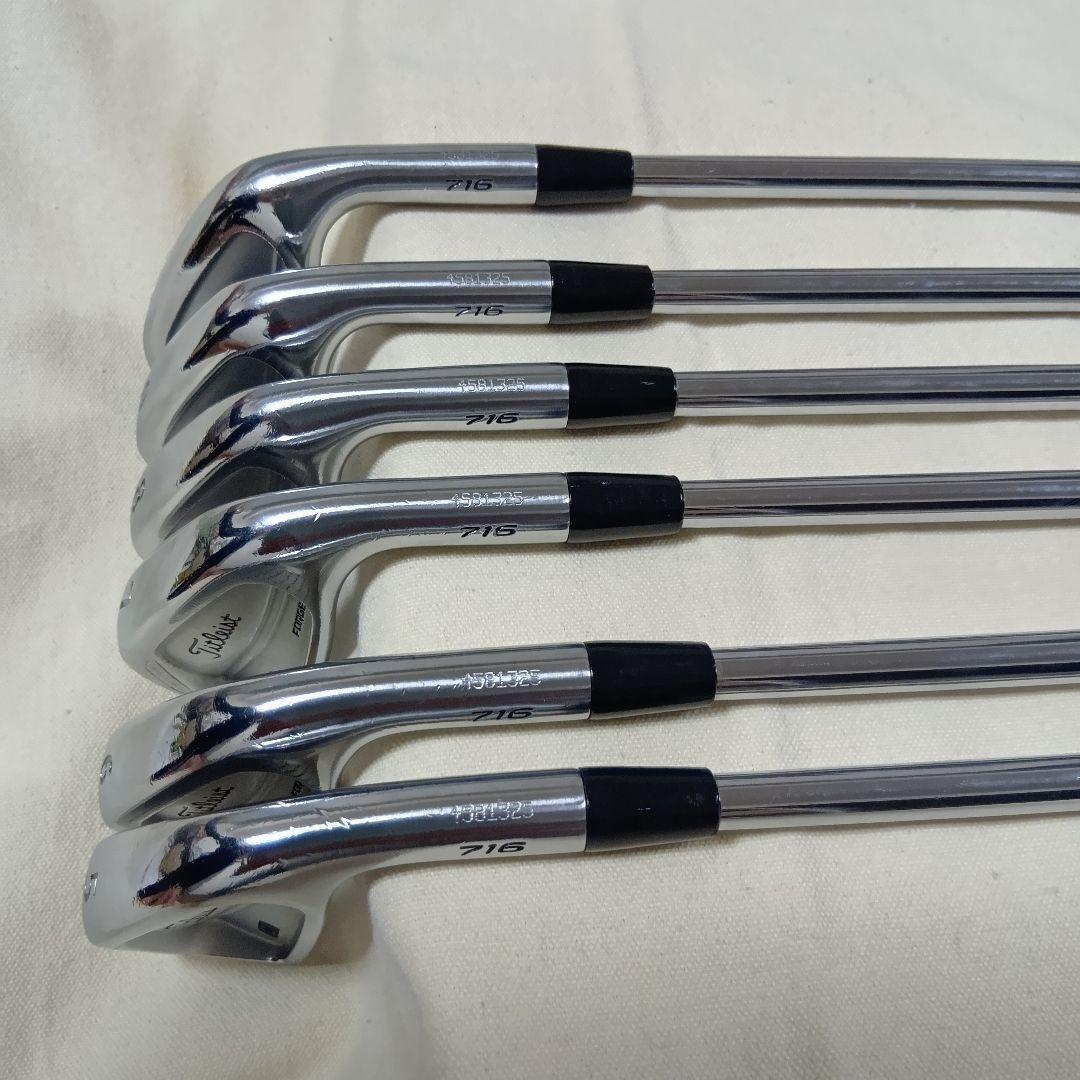 【中古品】ゴルフクラブ　タイトリスト　CB　716　アイアン6本セット