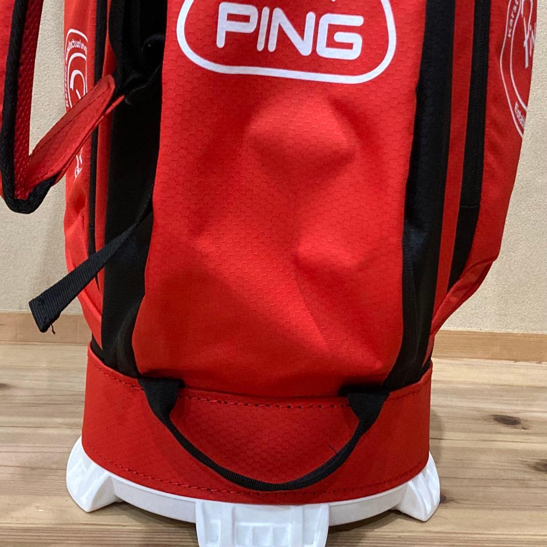 PING キャディバッグ レッド