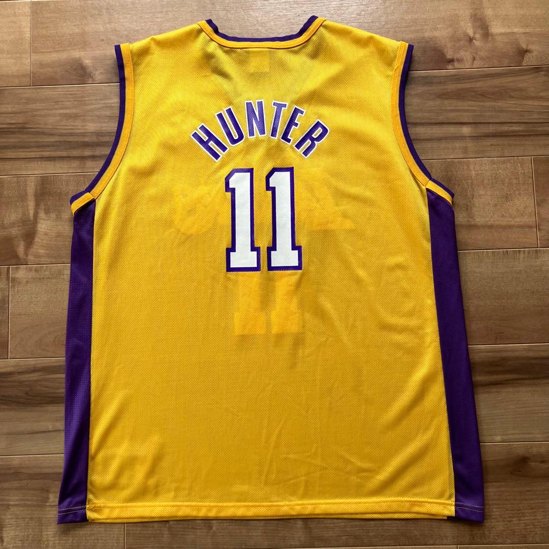 【良品】 NBA レイカーズ　LAKERS ユニフォーム HUNTER　ハンター