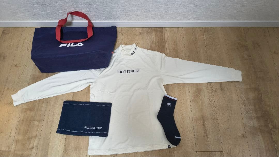 FILA GOLF ゴルフ メンズウェア 福袋 2026 Lサイズ ネイビー
