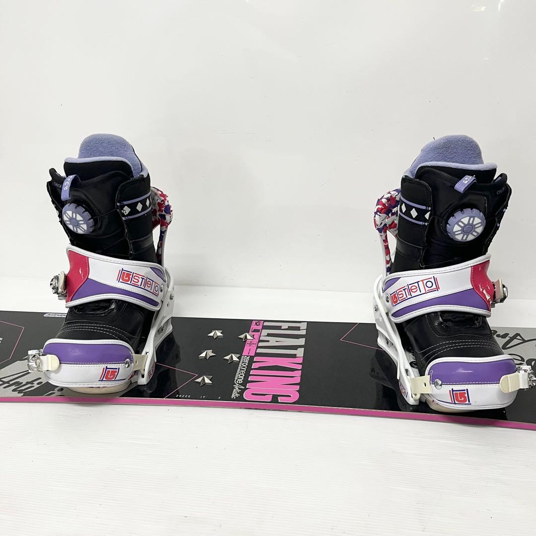 板のみ　011 FLAT KING レディース スノーボード