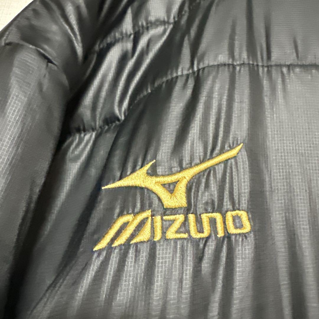 美品 刺繍 MIZUNO ダウンベンチコート メンズ Lサイズ 野球 サッカー