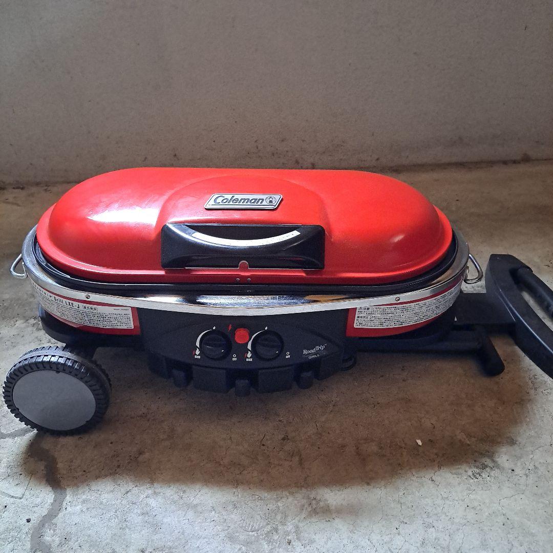 Coleman アウトドア　コンロ 赤　中古品