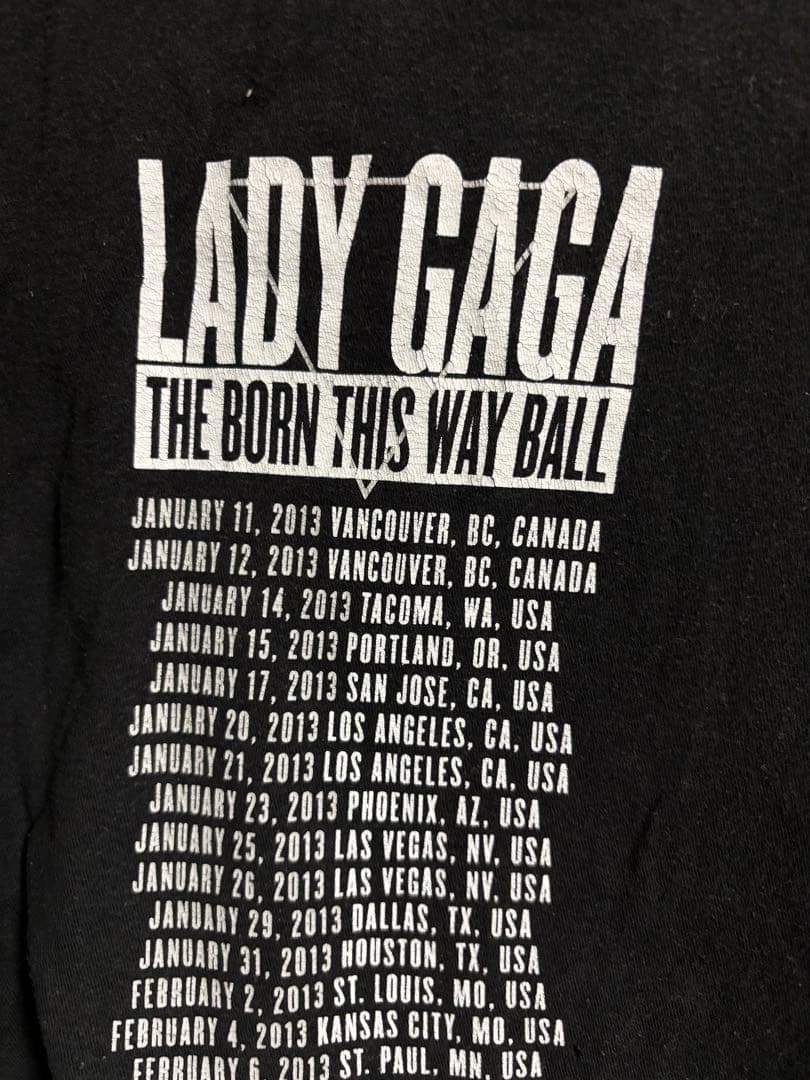 LADY GAGA BORN THIS WAY BALL Tシャツ