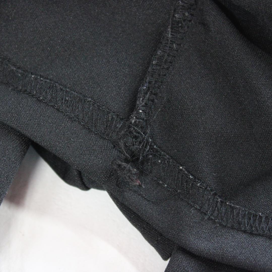 【美品 社交ダンス衣装】上下セット 黒 ブラック 無地 Sanline かわいい