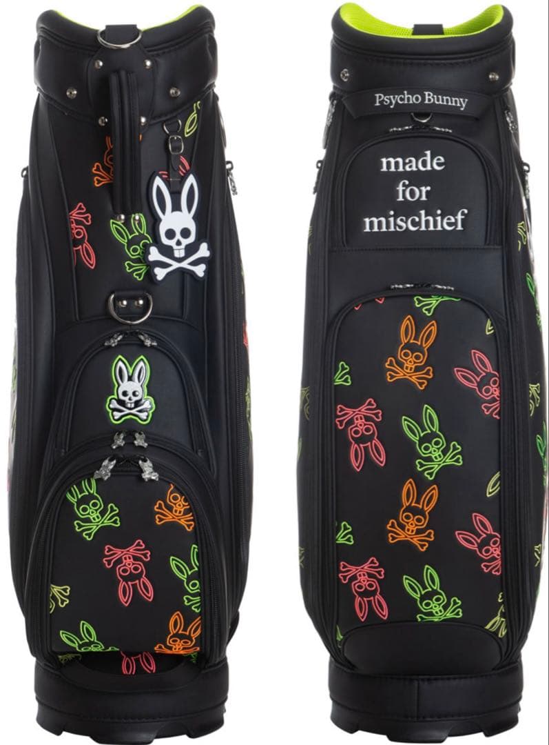サトちゃん　Psycho Bunny ゴルフバッグ・キャディバッグ