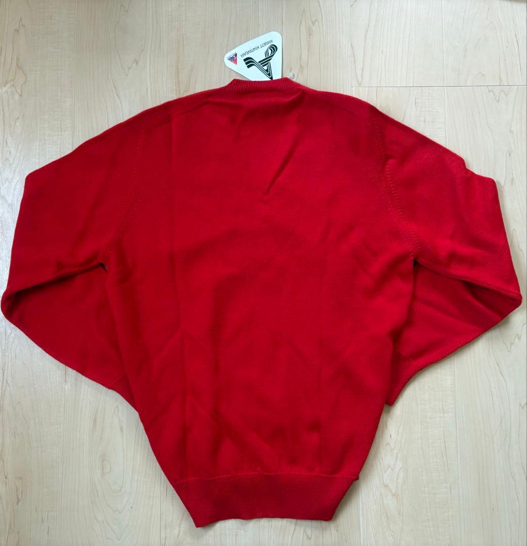 ANSETT KNITWEAR 赤 ゴルフ・セーター⭐︎ヴィンテージ