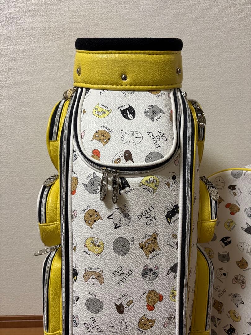 【新品】ダリーナキャット キャディバッグ DN-CB02 イエロー 可愛いい