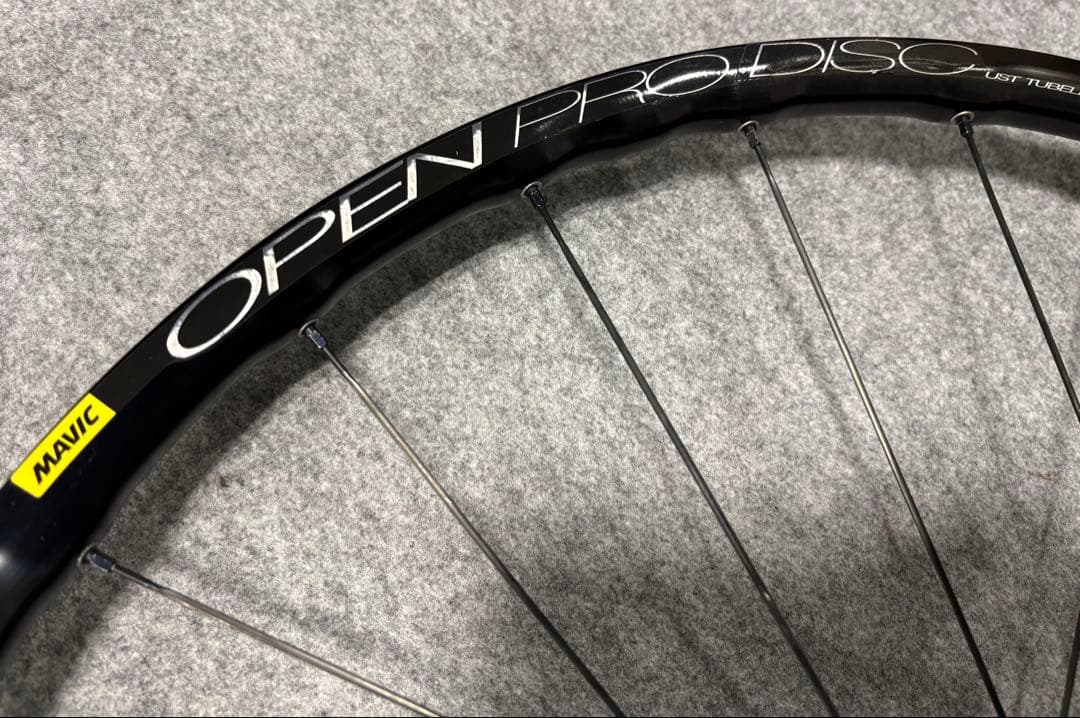 ChriskingR45Disc X Mavic OPEN PRO手組みホイール