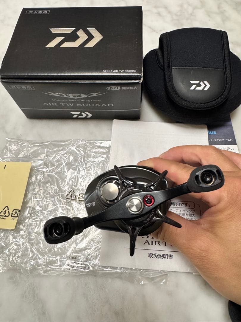 ダイワ　スティーズエヤー　Steez AIR TW 500XXH ベイトリール