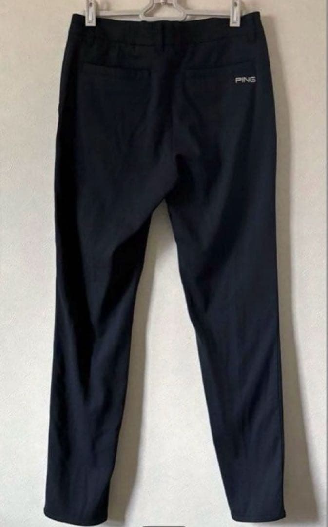 PING レディース黒パンツ スリムフィット M