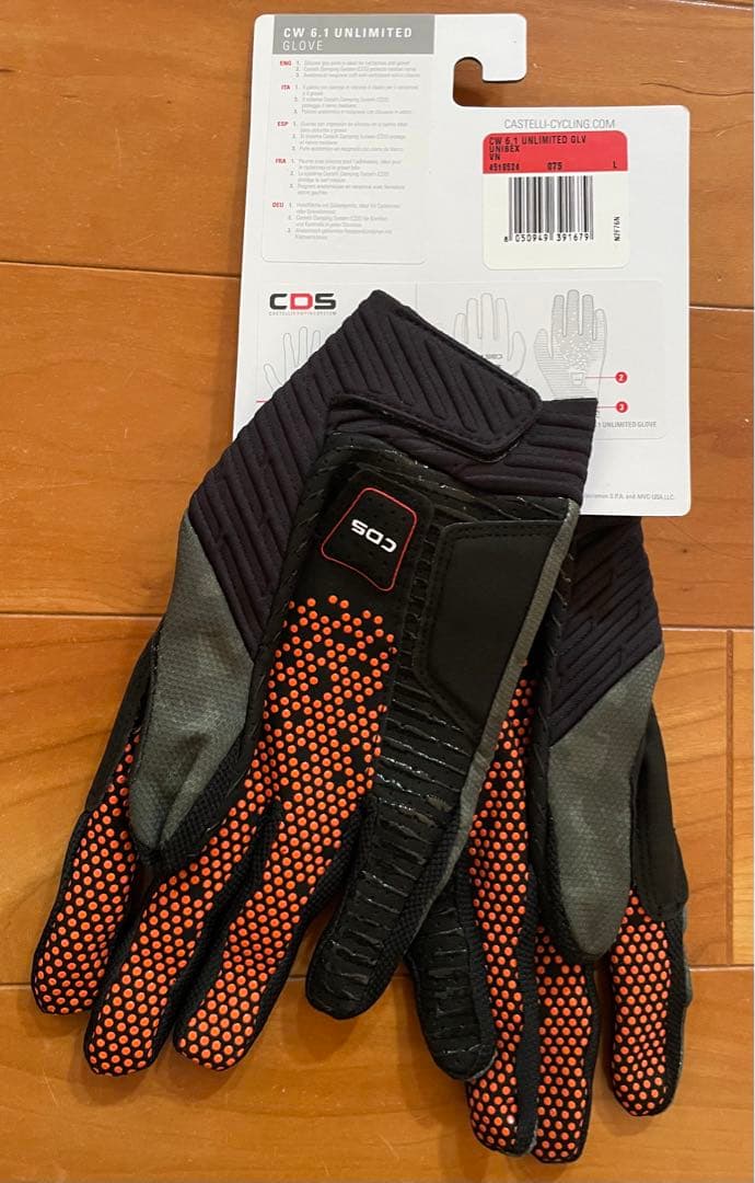 新品　CASTELLI  長指グローブ CW 6.1 UNLIMITED　L