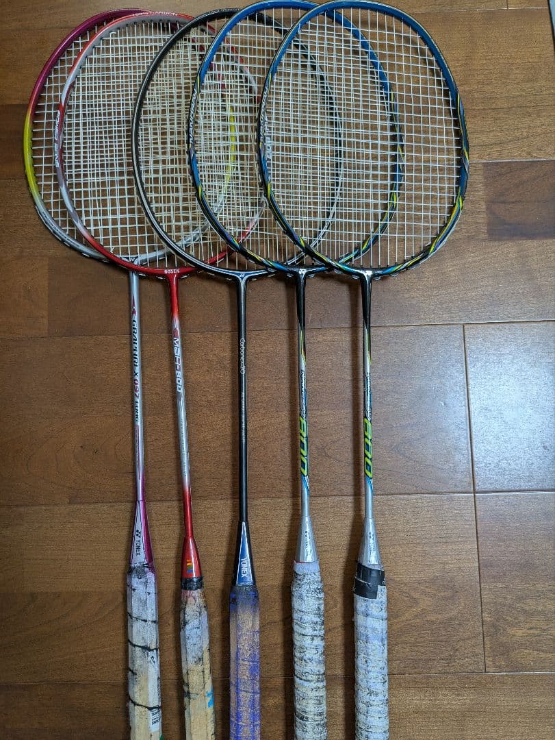バドミントンラケットYONEX シューズ　ラケット収納、斜め掛けバック　紺色