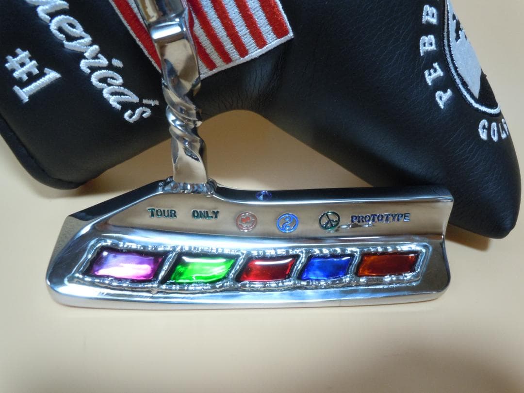 オリジナル　ジュエルパター クランクツイストネックパター　SUS303製　新品