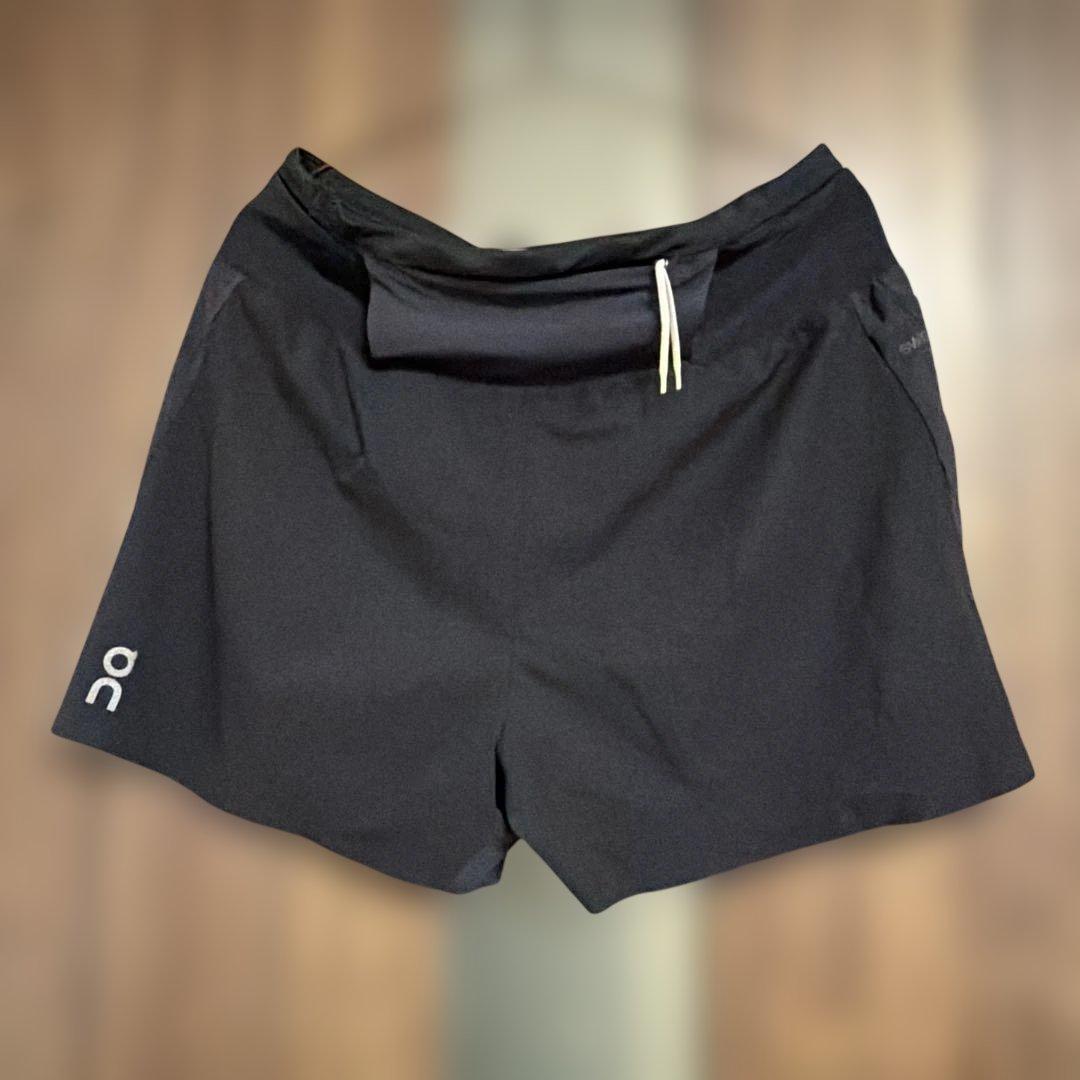 On Ultra Shorts メンズ M ブラック　ランニング
