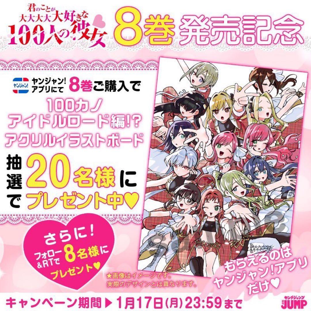 100カノ アクリルボード アイドルロード編