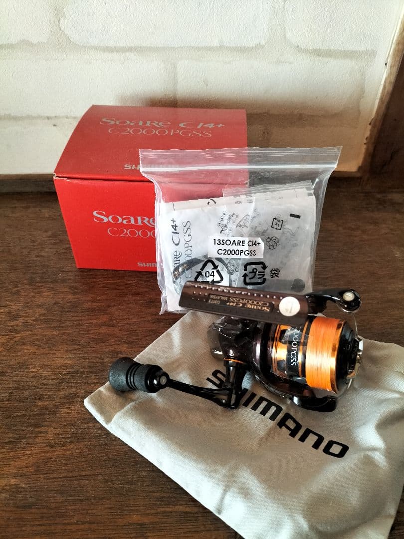 未使用 SHIMANO Soare CI4+ C2000PGSS スピニング