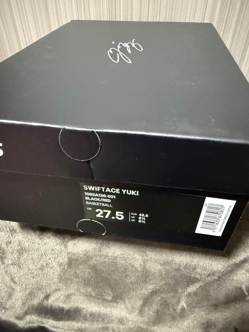 新品未使用_ASICS_SWIFTACE YUKI ブルズカラー 27.5cm
