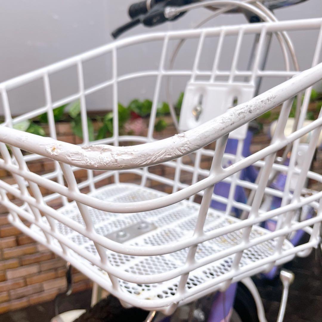 【45】子供用自転車 子供車 GIRILS LABO パープル 22インチ