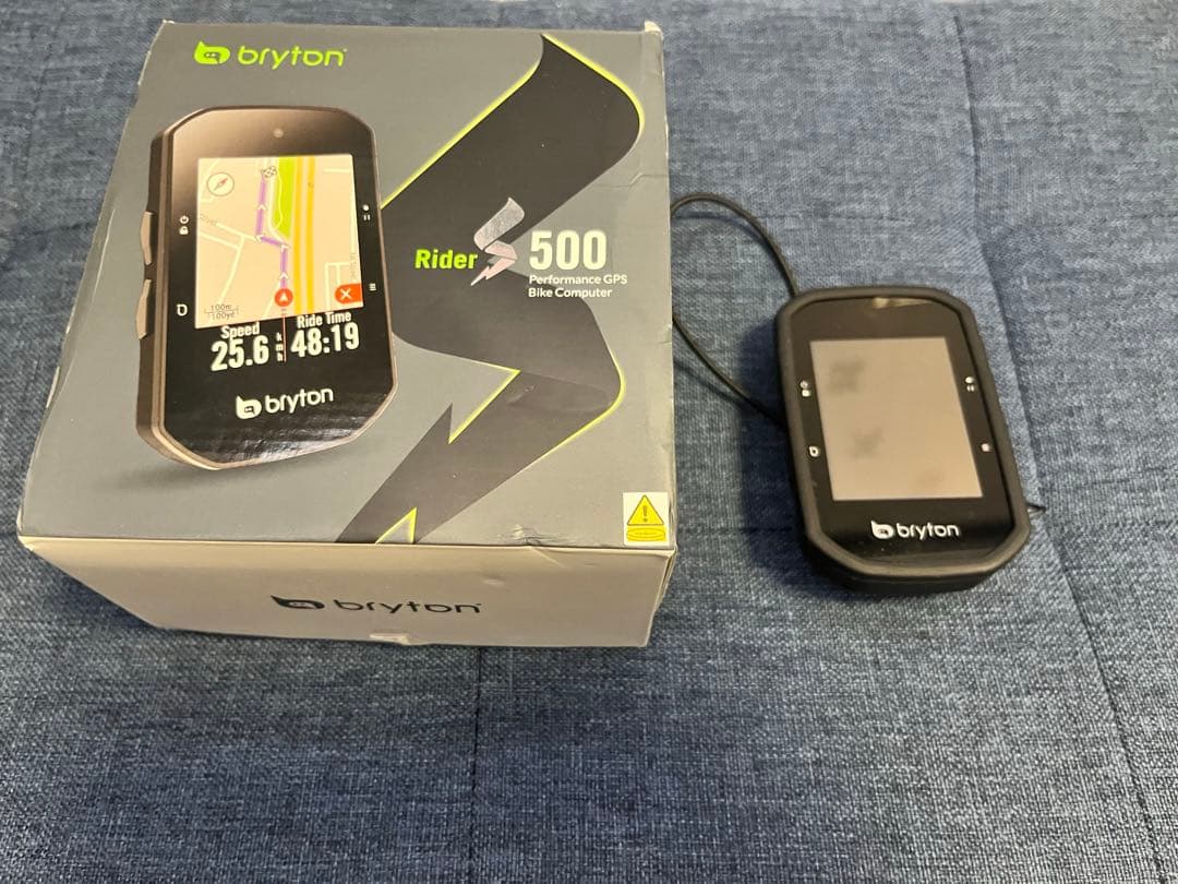 Bryton Rider S500 本体 箱、スピード、心拍数センサー付き
