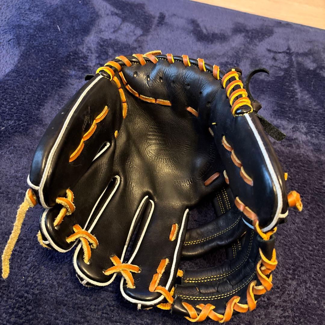 久保田スラッガー 軟式 AR-1 ブラック　ホーンマーク　型付け済