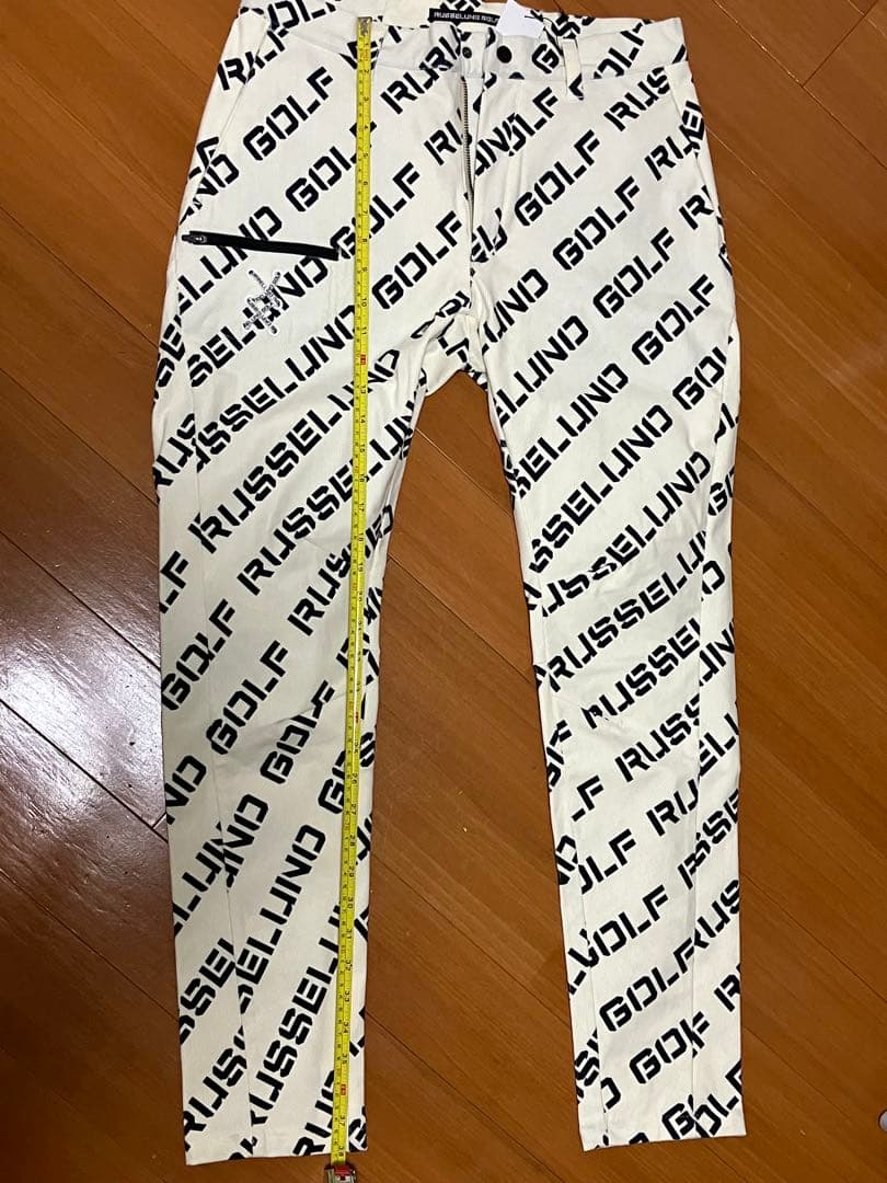 RUSSELLNO GOLF ロゴプリントパンツ