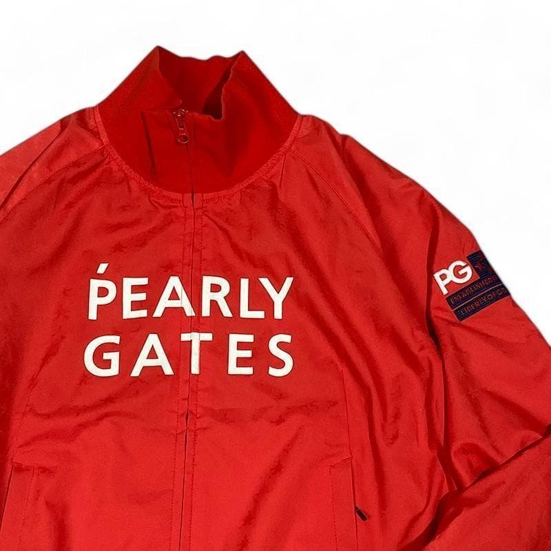 PEARLY GATES パーリーゲイツ 蓄熱 ナイロン ジャケット 星 柄 0