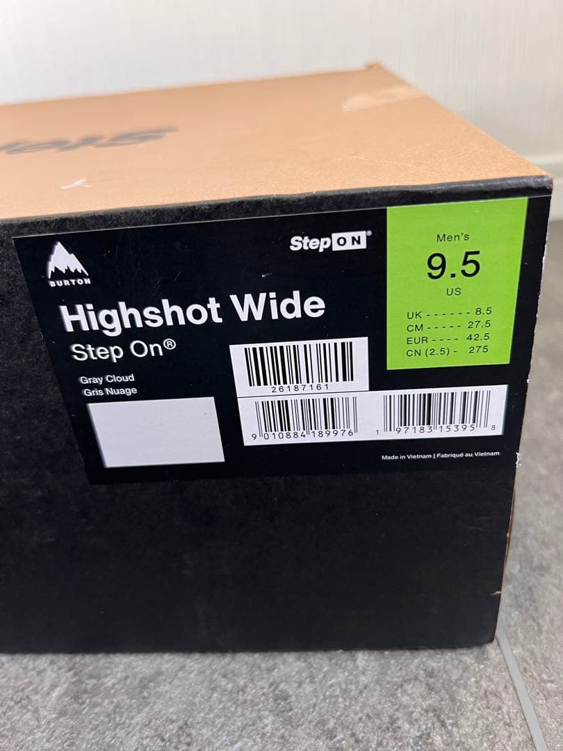 BURTON ステップオン　Highshot Wide
