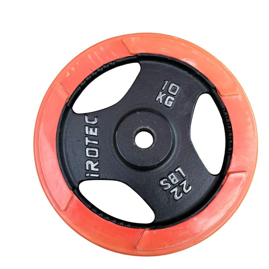 IROTEC ラバープレート10KG [2枚] 穴径29mm
