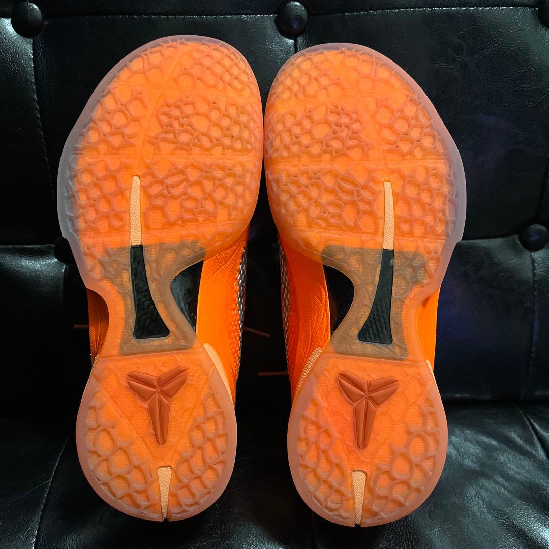 【中古】NIKE KOBE Ⅵ PROTRO Total Orange 26cm