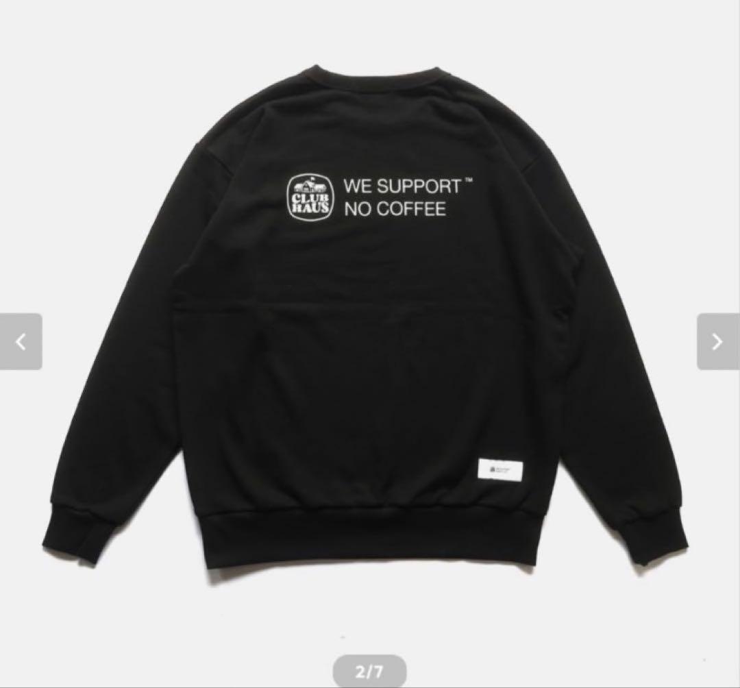 NO COFFEE クラブハウス セーター Mサイズ グレー