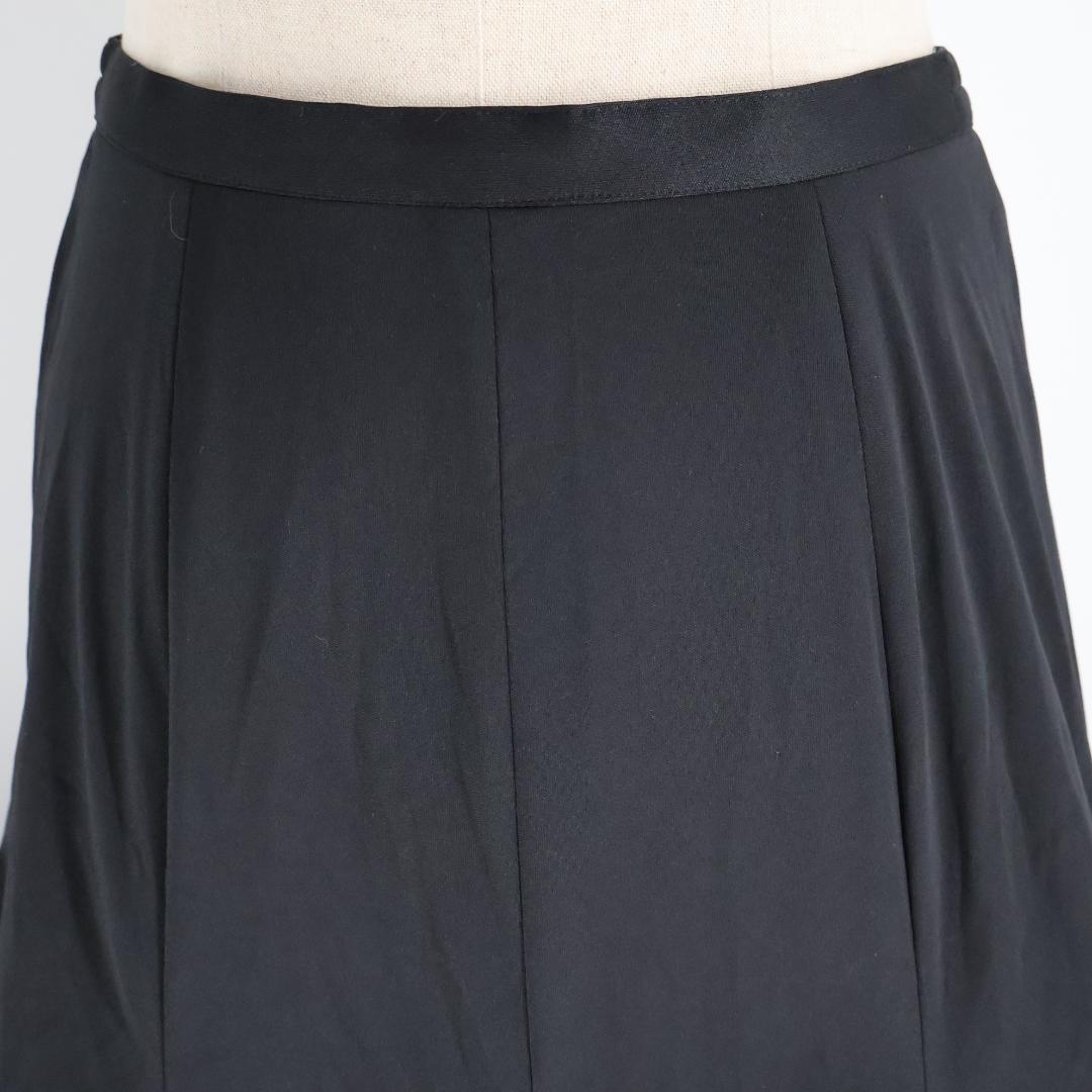 【美品 日本製 フラメンコ衣装】ブラック Chacott ファルダ スカート 黒
