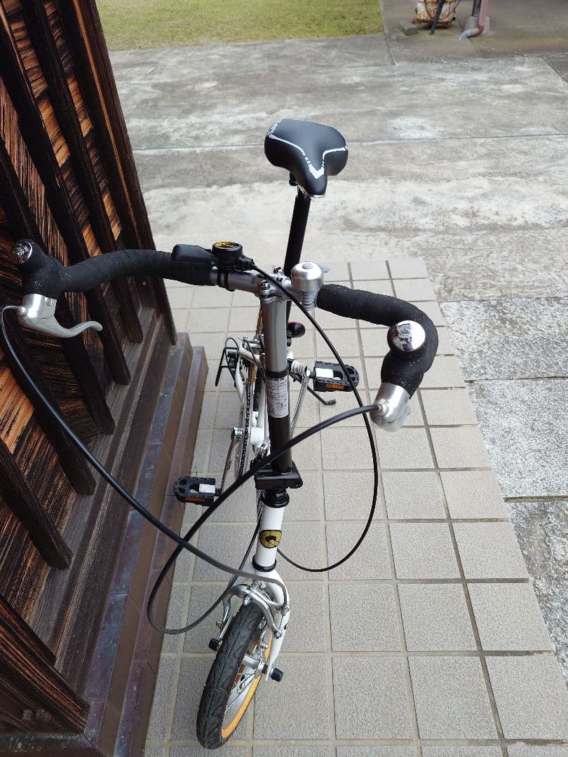 CHARI 折りたたみ自転車 ホワイト
