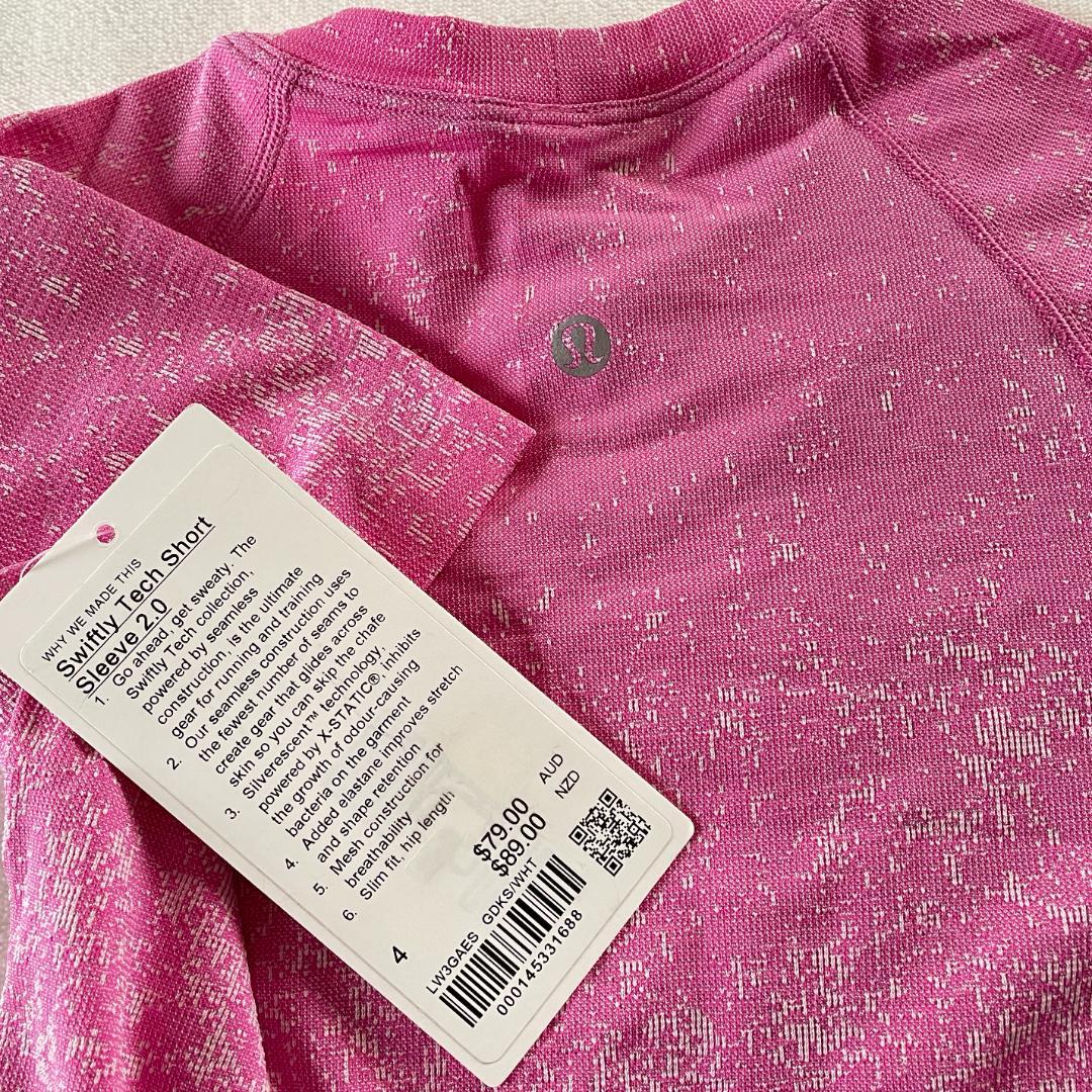 新品タグ付き　ルルレモンlululemon Swiftly Tech半袖Tシャツ