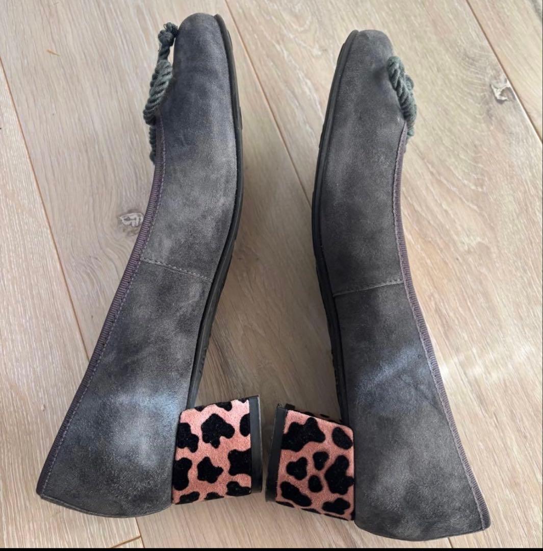Pretty Ballerinas 37 美品 ヒール バレエシューズ23.5㎝