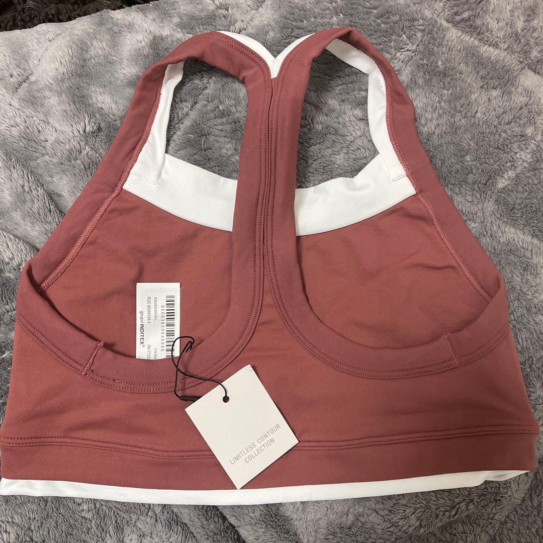 ZARA ヨガピラティスラッシュガードとヨガタンクトップセット