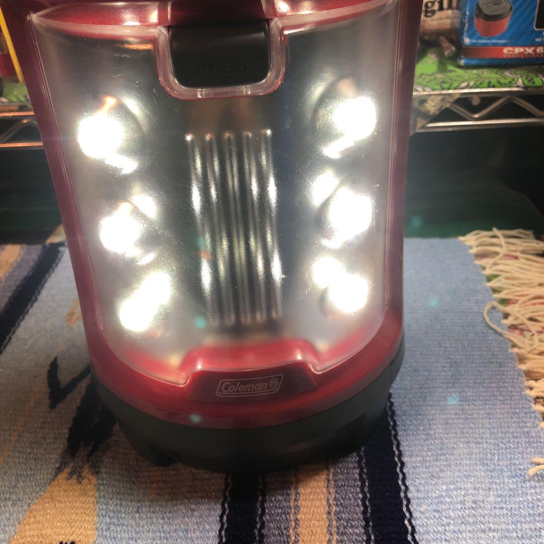 Coleman デュアル パネル LEDランタン ケース おまけバッテリー付き
