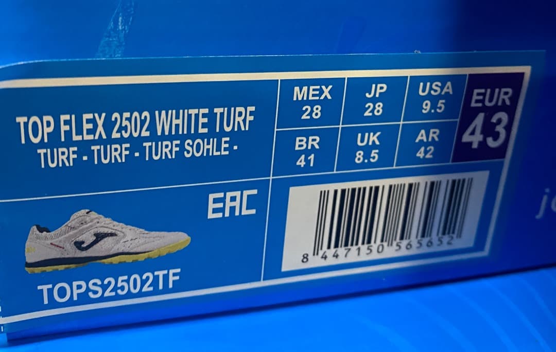 シューズ joma / TOP FLEX 2502 WHITE TF (28)