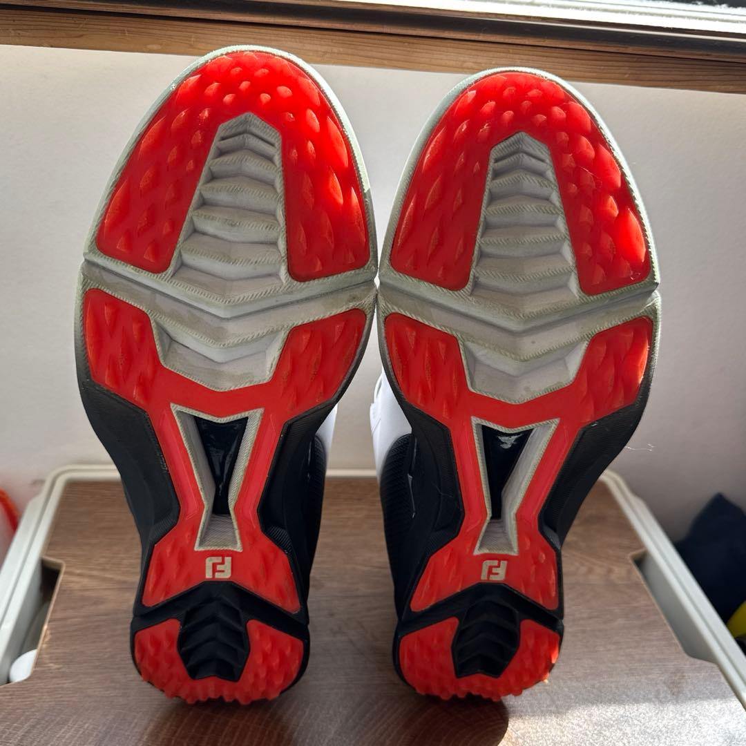【値下済】 FootJoy ゴルフシューズ ホワイト×ブラック