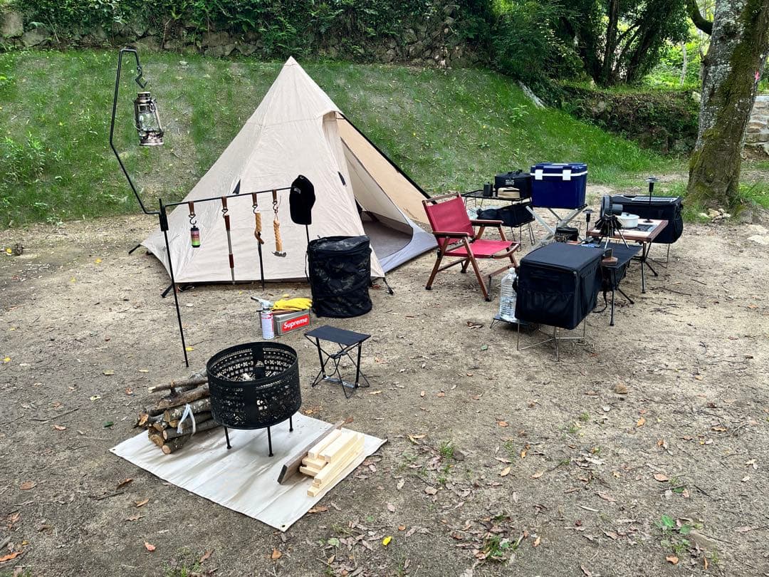 DOD ONE POLE TENT S 専用グランドシートセット設営１人で簡単