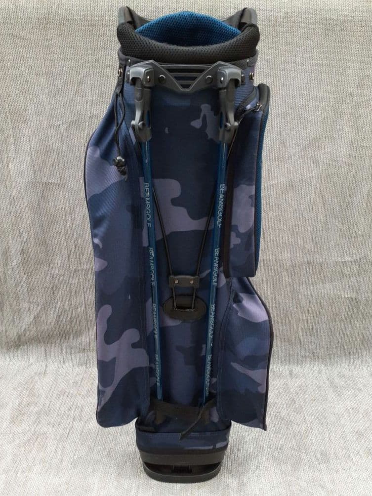 BEAMS GOLF ビームスゴルフ ブルーグレーカモフラ キャディバック