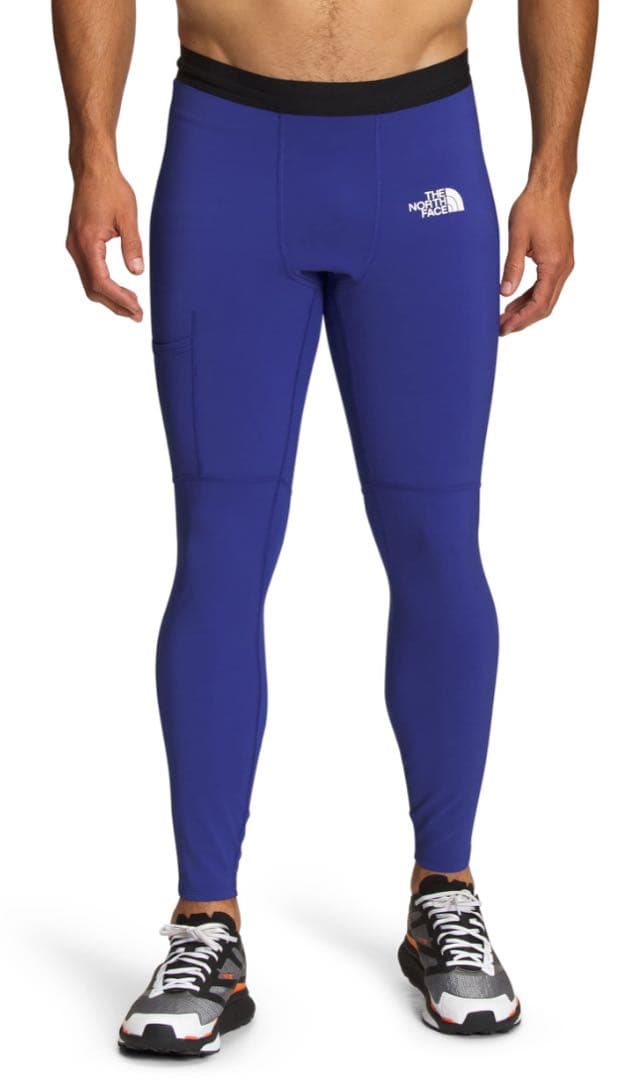 日本未発売　ノースフェイス タイツ　ランニング　トレイル　USA ロングタイツ青