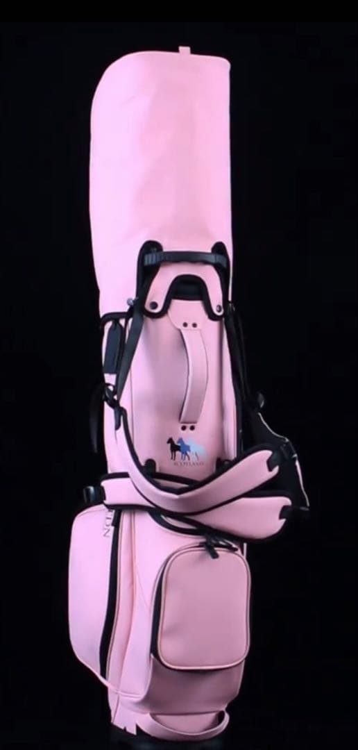新品 TDN GOLF スコットランド発 プレミアム スタンドバッグ ピンク
