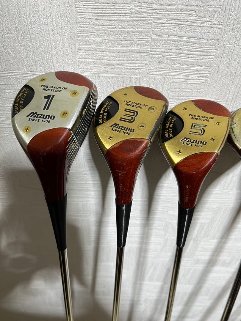 激レア！美品！ミズノ　ＭＩＺＵＮＯ　ＭＳ-801等高級パシモンウッド８本セット