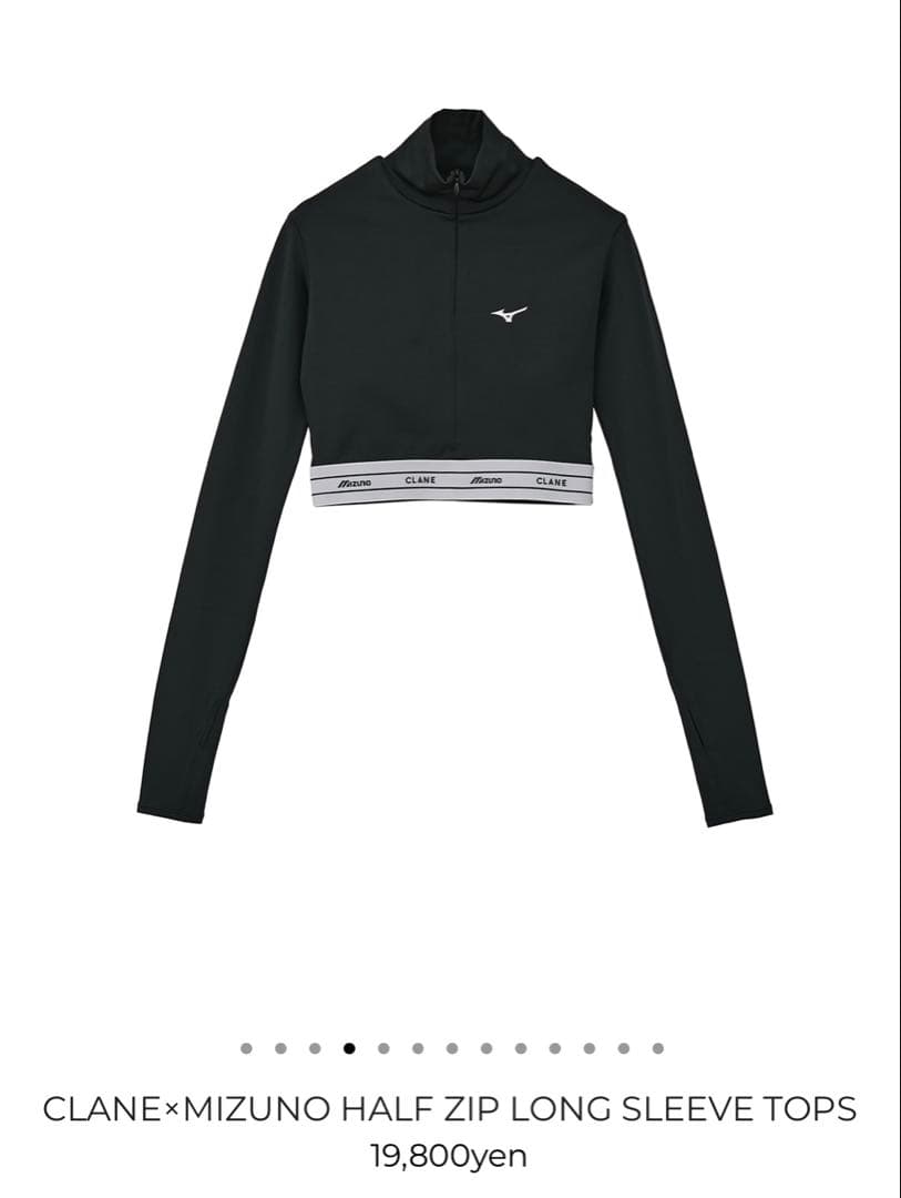 CLANE×MIZUNO HALF ZIP LONG SLEEVE TOPS