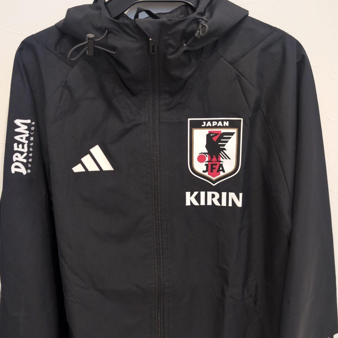 adidas 日本代表 ウィンドブレーカー 黒　Sサイズ