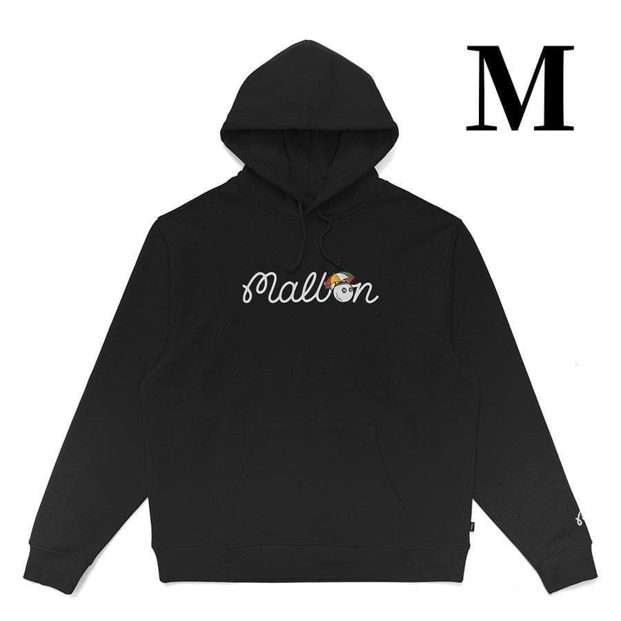黒色M マルボンゴルフ パーカー ユニセックス 長袖 T シャツ トレーナー